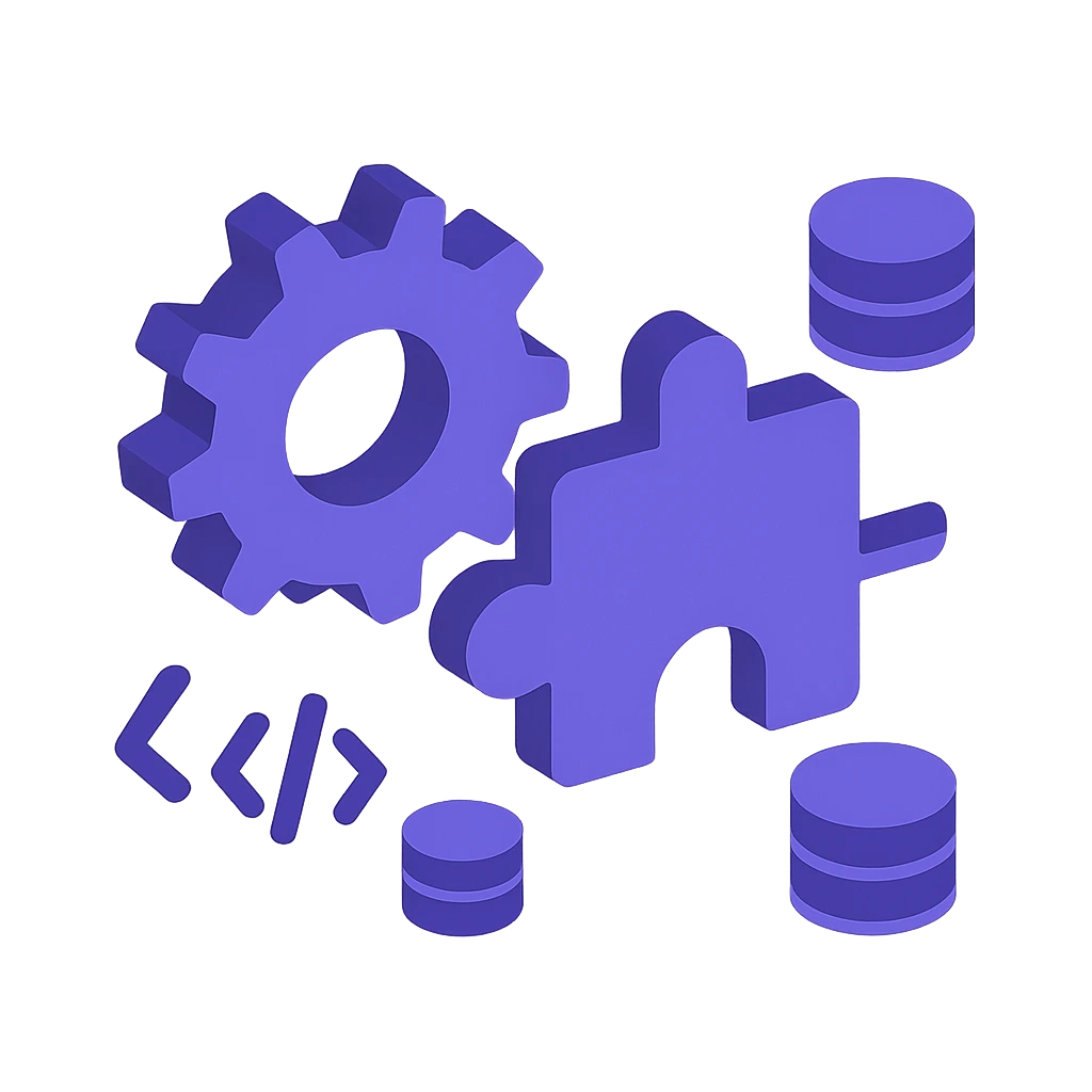 Illustration of custom plugin UI in WordPress dashboard